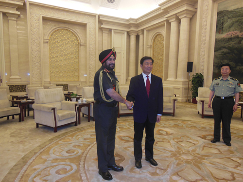 Indian Army Chief in China