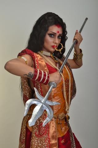 Mimi depicts 'The Fface of Durga'