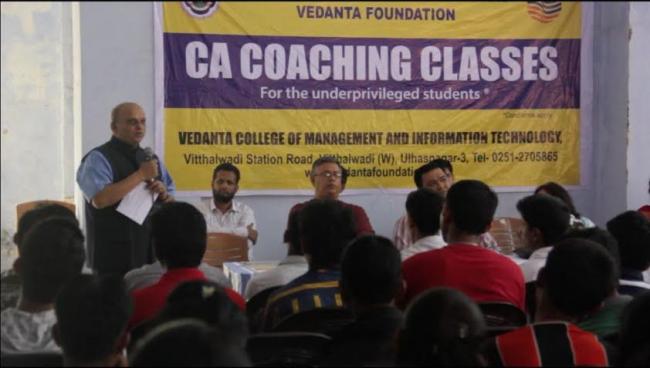 Vedanta Foundation launches chartered accountancy coaching centre in Thane
