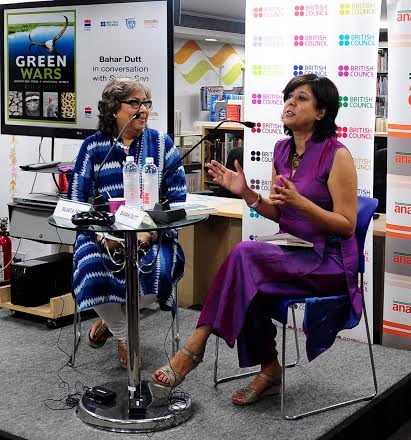 Bahar Dutt's book 'Green Wars' launched in Kolkata