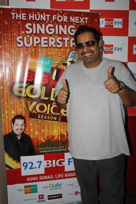Shankar Mahadevan kicks off the Season Finale of the Benadryl BIG Golden Voice