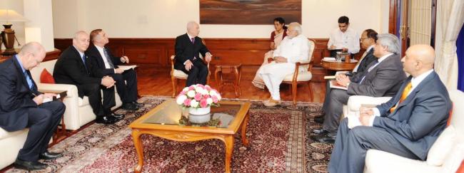 Simon Peres meets PM Modi