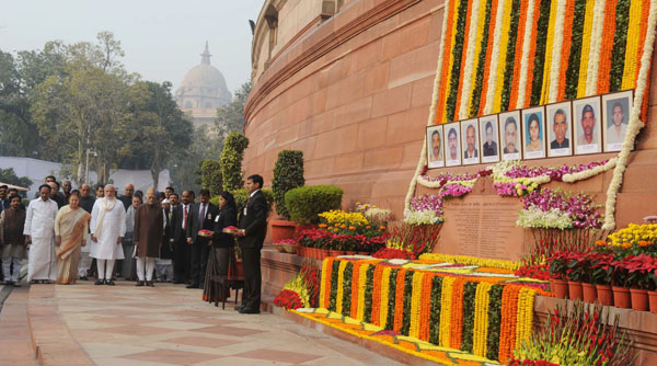 Tribute to martyrs of Parliament attack
