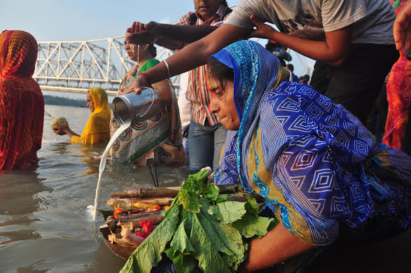 Chhath Puja celebrations in Kolkata