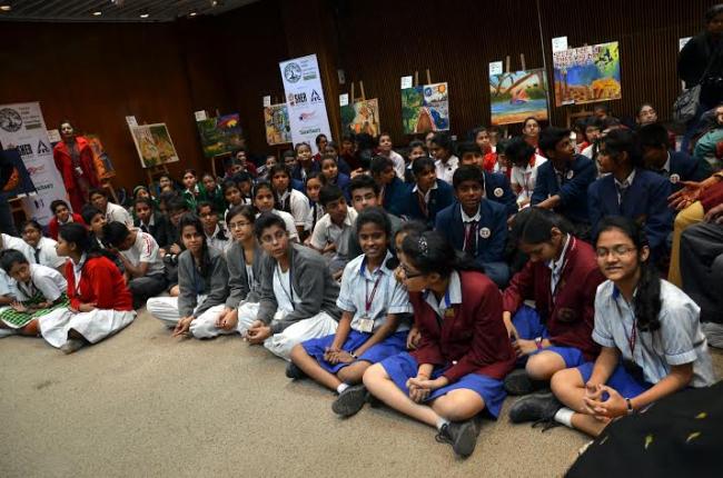 School children participate in Environmental Conservation Awareness program