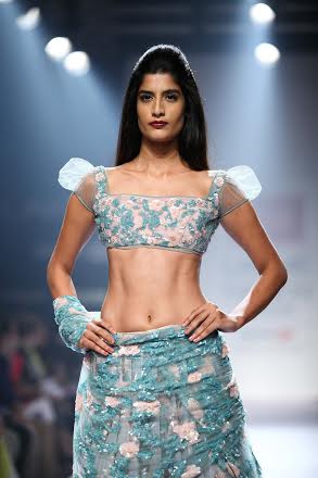 Shruti Haasan walks for Shehla Khan at Lakme Fashion Week