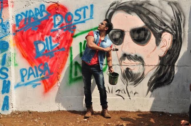 Kill Dil cast paints Mumbai neighbourhood bright
