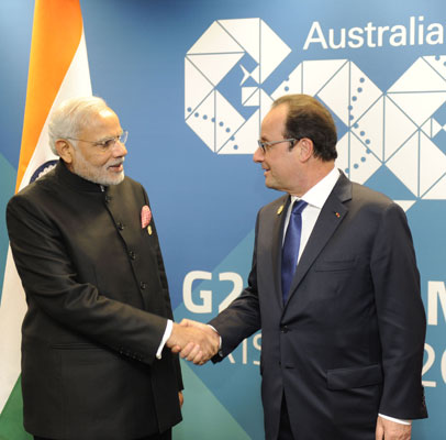 Modi with the other BRICS leaders ahead of G-20 Summit, in Brisbane