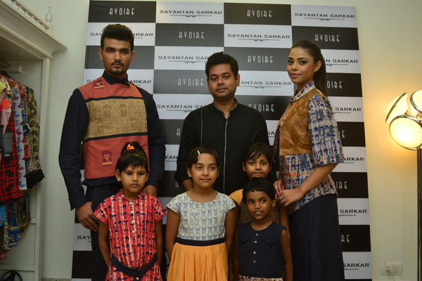 Designer Sayantan Sarkar 's collection showcased in Kolkata