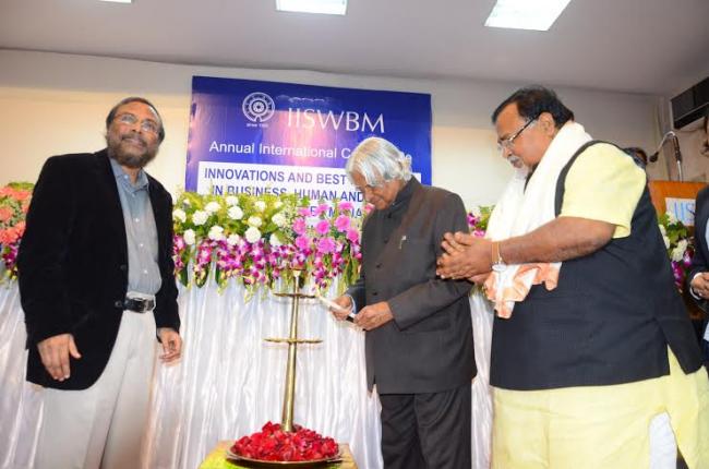 Kalam inaugurates IISWBM's international conference