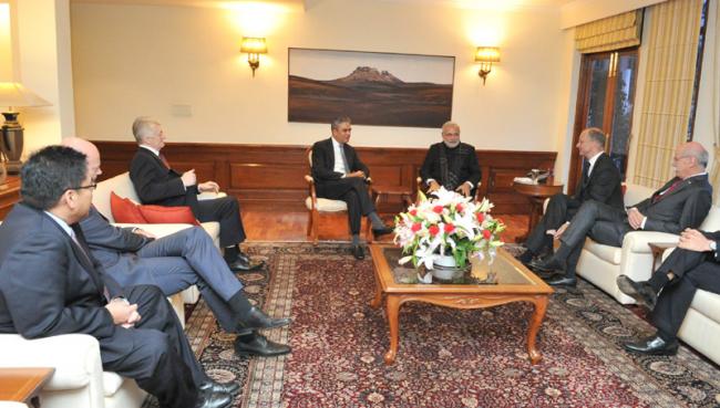 Global CEOs meet PM Modi