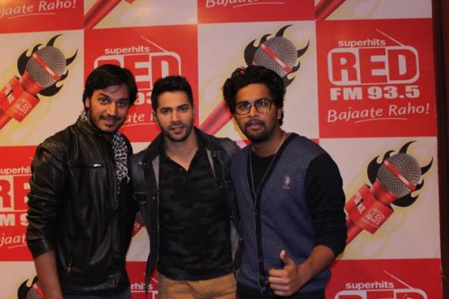 Varun Dhawan promotes Badlapur with Red FM