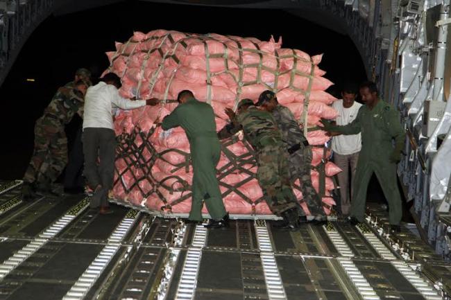 IAF continues relief ops in quake-hit Nepal