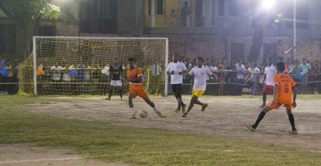 Film world hold football match to aid earthquake victims