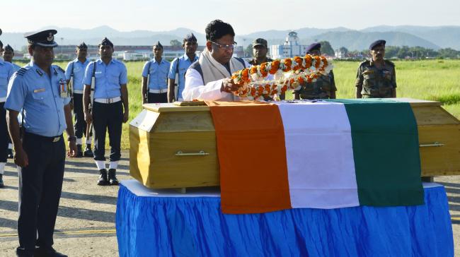  The mortal remains of the former President of India, Dr. A.P.J. Abdul Kalam