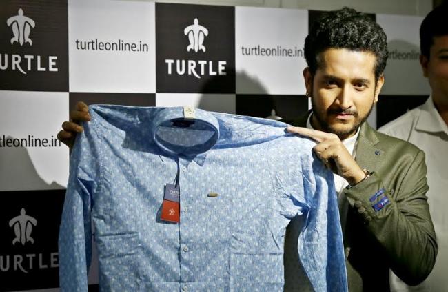 Parambrata unveils Turtle's Puja collection in Kolkata