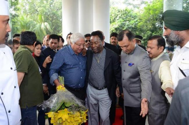 Taj Bengal welcomes Pele