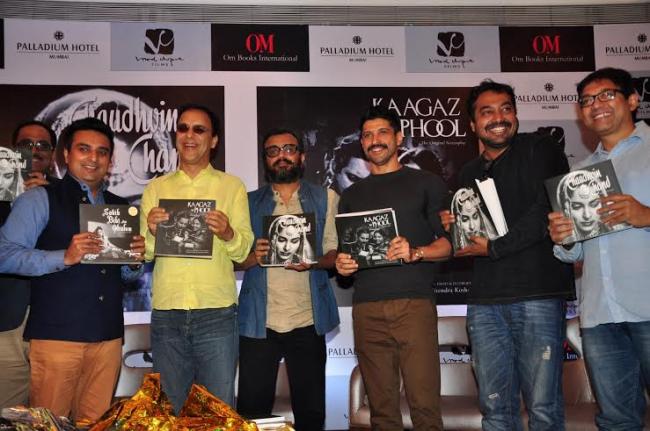 Vidhu Vinod Chopra launches screenplays of Guru Dutt's films