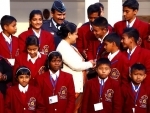 Arup Raha meets national Bravery awardees in Delhi