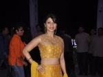 Tanishaa Mukherji at Kush Sinha's wedding reception