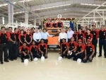 Tata Motors celebrates the roll-out of 100,000th Tata ACE Zip at the Dharwad plant