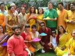 'Bela Sheshe' cast celebrate basanta utsav