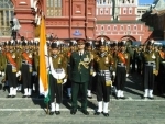 Indian Army contingent in Victory Day celebrations