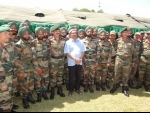 Defence Minister visits Rajouri area