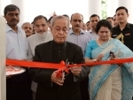 Pranab Mukherjee inaugurating the Renovated Presidentâ€™s Estate Clinic
