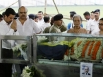 Dignitaries pay tributes to Jagmohan Dalmiya at CAB in Kolkata