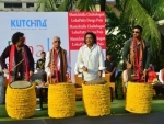 Chaltabagan Lohapatty kick-starts Puja festivities with Dhak Mahotsav