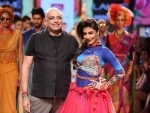 LFW: Tarun Tahiliani's vibrant, iconic collection inspired by The Singh Twins' paintings