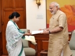 Mamata Banerjee calling on the Prime Minister