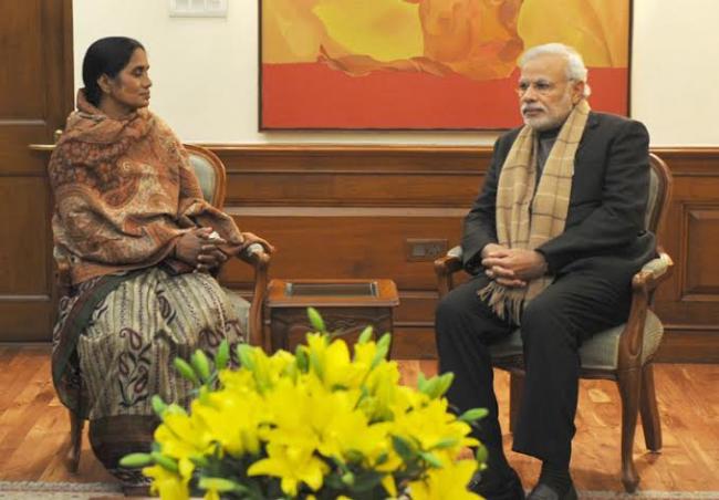 Nirbhaya's parents meet PM Modi