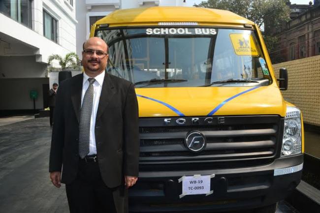 CBT enabled Force Traveller school bus launched in Kolkata