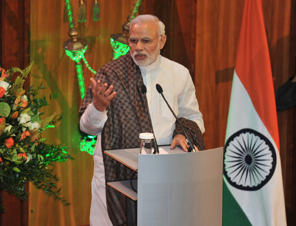 Narendra Modi addressing at the Community Reception, at Berlin, in Germany 