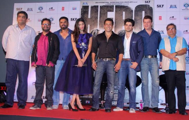 Salman Khan attends Hero trailer launch event