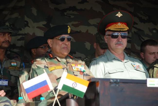 India-Rusia Joint Military exercise culminates 