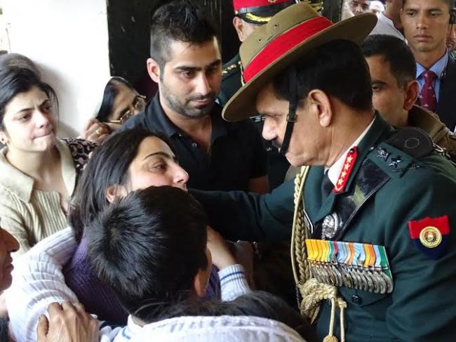 Army pays tribute to helicopter crash martyr Rajesh Gulati