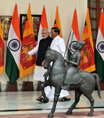 Sri Lanka President Maithripala Sirisena visits India, holds talks with PM Modi