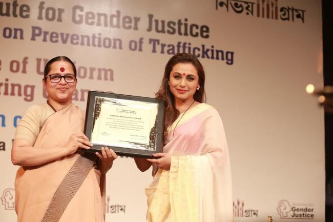 National Institute of Gender Justice honours Rani