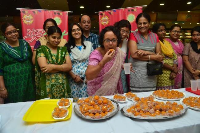 Haldiram hosts sugar free laddu challenge competition for ladies in Kolkata