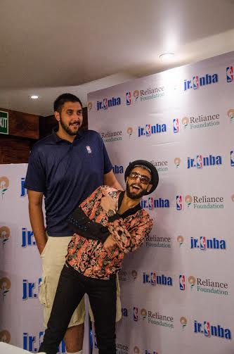Ranveer Singh and Priyanka Chopra meets NBA baller Sim Bhullar
