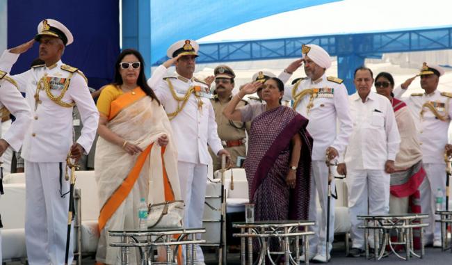 Naval Base at Porbandar Commissioned as INS Sardar Patel by Gujarat CM 