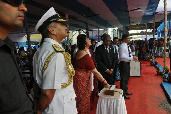 Launching Ceremony of the fourth Anti Submarine Warfare