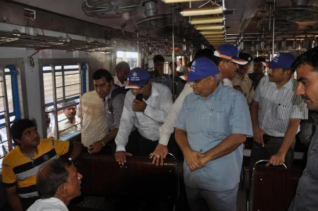 SER GM interacts with passengers