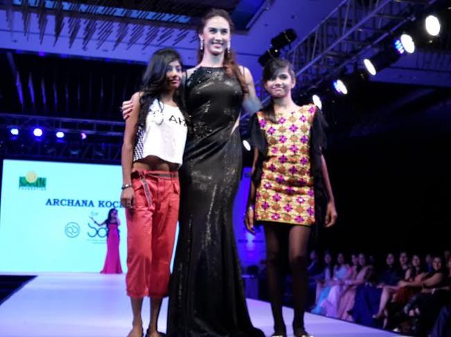 Tehseen Poonawalla walks ramp for Smile Foundation's Ramp For Champs
