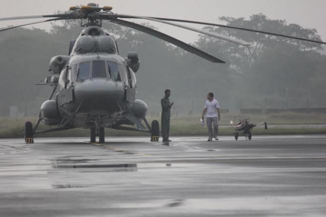 IAF continues rescue and relief in Tamil Nadu, Andhra 