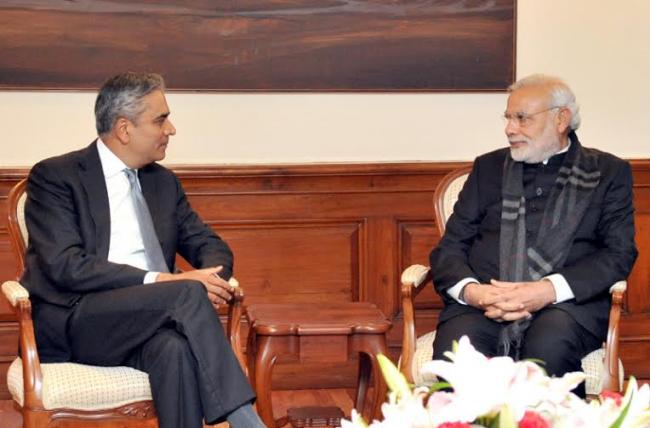 Global CEOs meet PM Modi