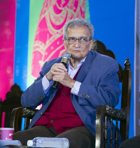 Amartya Sen participates in Kolkata Literature Festival